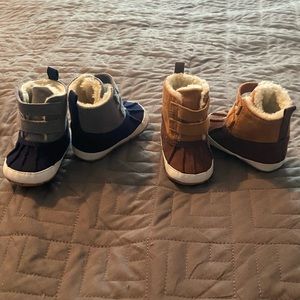 0-3 month fleece lined boots
